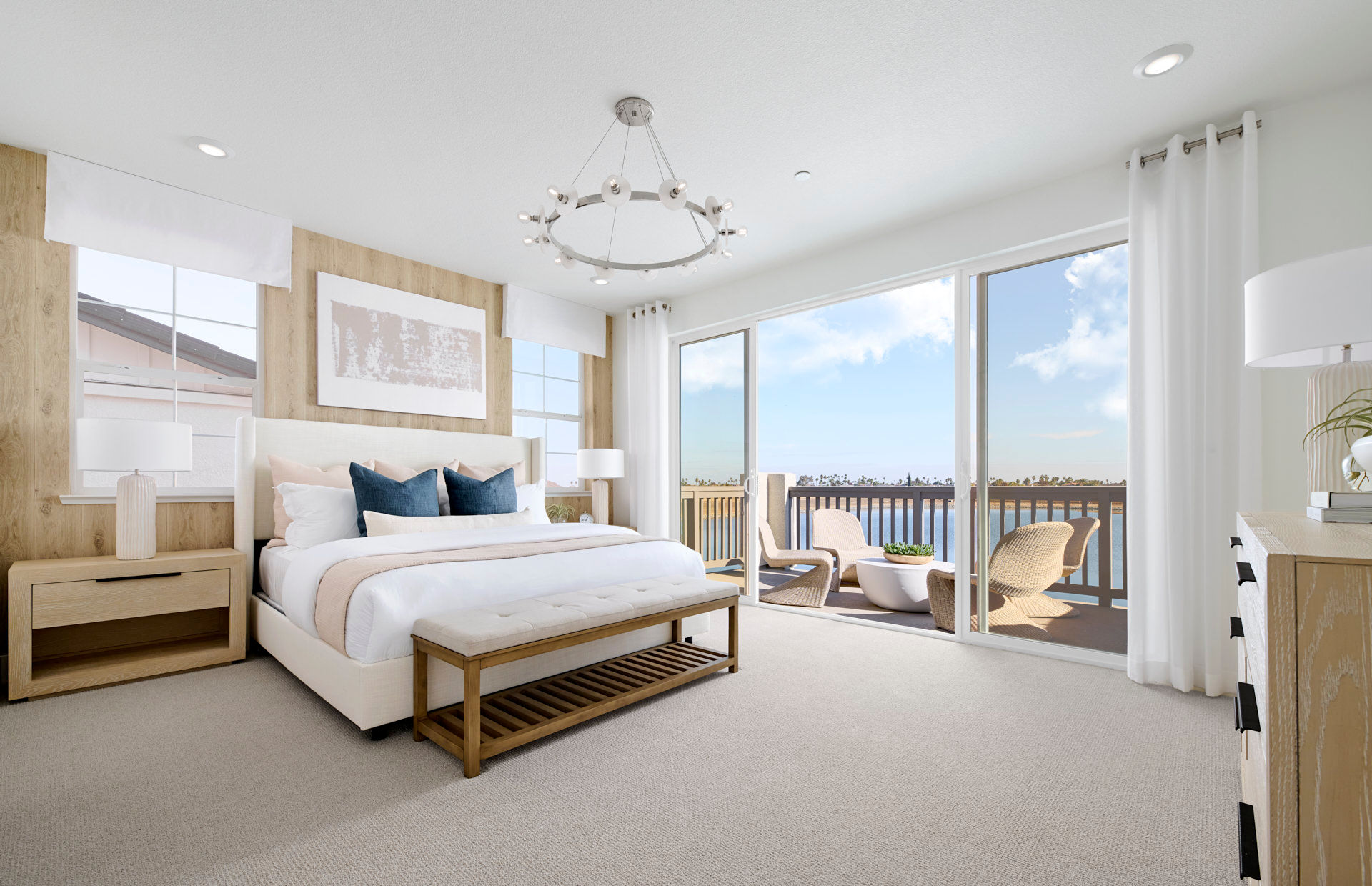 Seagrass model home living space